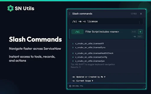 SN Utils para sa ServiceNow: Pabilisin ang Iyong Productivity - Screenshot 1