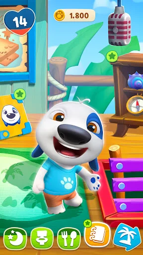 I-download ang My Talking Hank: Islands – Masayang Island Adventure - Screenshot 1