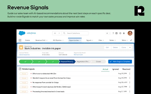 I-download ang Revenue Grid para sa Salesforce at Gmail – Mas Mabilis na Sales - Screenshot 4