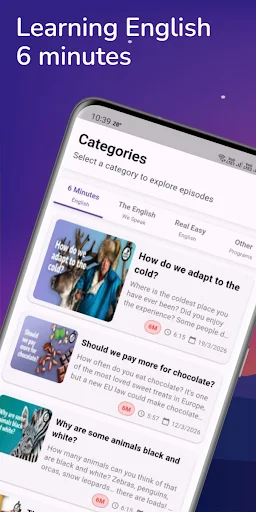 I-download ang Learning English – 6 Minutes Para sa Mabilis na Pagkatuto - Screenshot 1