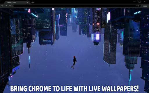 I-download ang Neon City Spider-Man Live Wallpaper – Libreng Tema - Screenshot 1