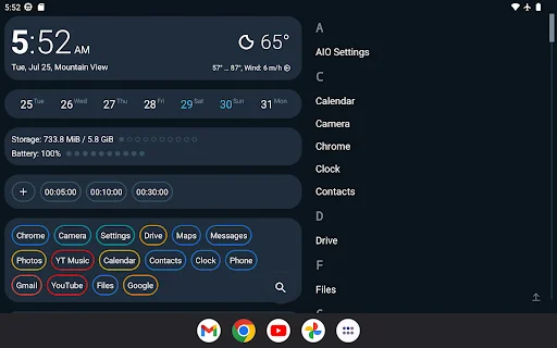 I-download ang AIO Launcher – Pinakamahusay na Home Screen App - Screenshot 11