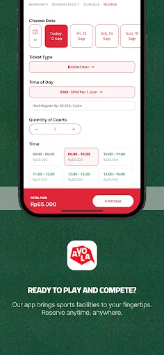 I-download ang Ayola App – Mag-book ng Sport Halls nang Mabilis - Screenshot 4