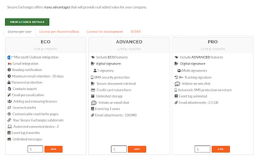 Secure Exchanges for Gmail – Proteksyon at Encryption para sa Email - Screenshot 3
