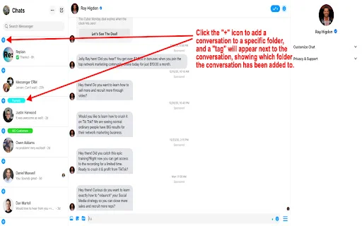 I-download ang Messenger Organizer – Ayusin ang FB at IG Messages - Screenshot 2