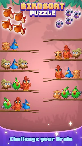 I-download ang Bird Sort: Color Puzzle Master – Larong Pambata - Screenshot 12