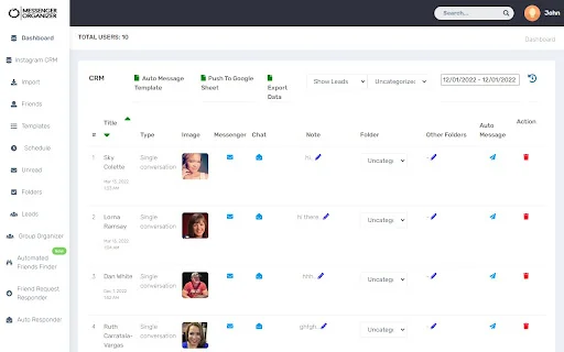 I-download ang Messenger Organizer – Ayusin ang FB at IG Messages - Screenshot 3