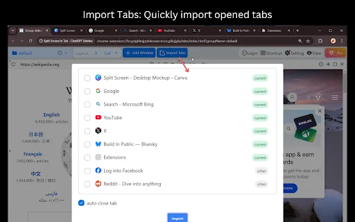 Split Screen in Tab – TradingView: Pinakamahusay na Multitasking Tool - Screenshot 1