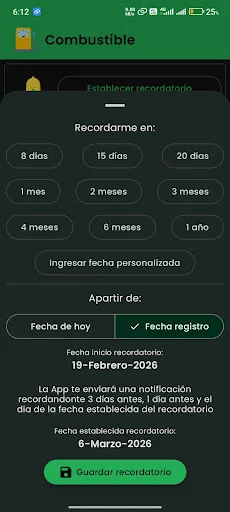 I-download ang Historial Moto Mantenimiento – Maintenance Tracker - Screenshot 8