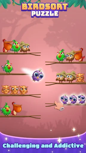 I-download ang Bird Sort: Color Puzzle Master – Larong Pambata - Screenshot 2