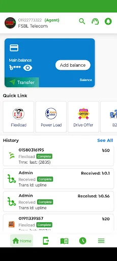 I-download ang FSBL Telecom App – Mabilis na Mobile Topup Online - Screenshot 2