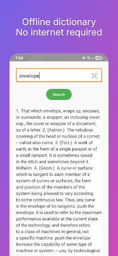 Download Offline Dictionary – English Latest – Mabilis na Search - Screenshot 3