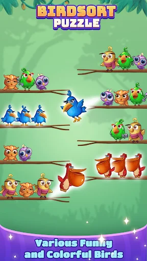 I-download ang Bird Sort: Color Puzzle Master – Larong Pambata - Screenshot 7