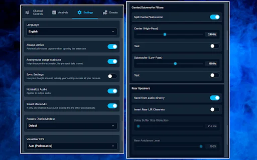 Stereo Amplifier: I-convert ang Stereo sa True Surround Sound - Screenshot 4