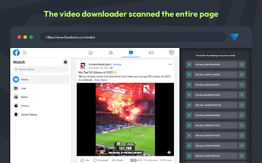 Video Downloader para sa Chrome – I-download ang Video nang Libre - Screenshot 2