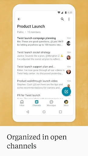 I-download ang Twist: Organized Messaging – Asynchronous Chat App - Screenshot 3