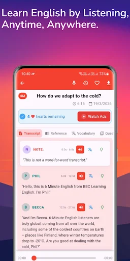 I-download ang Learning English – 6 Minutes Para sa Mabilis na Pagkatuto - Screenshot 13
