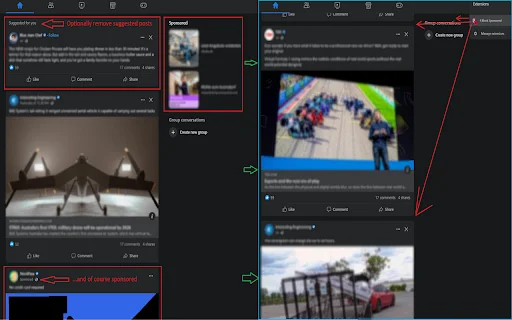 I-download ang F.Block Sponsored – Harangan ang Ads sa Facebook - Screenshot 1