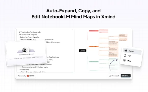I-download ang NotebookLM MindMap Exporter – I-convert ang Notes sa Xmind - Screenshot 4
