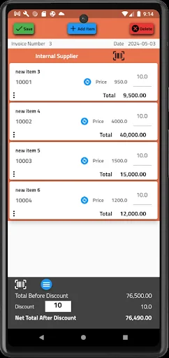 Quick POS System Pinakamahusay na Accounting at Warehouse App - Screenshot 5