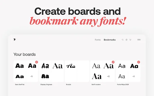 I-download ang Fonts Ninja – Mabilis na Font Identifier para sa Chrome - Screenshot 5