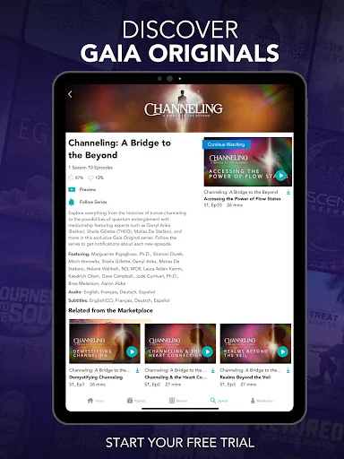 I-download ang Gaia: Streaming Consciousness – Yoga at Meditasyon - Screenshot 14