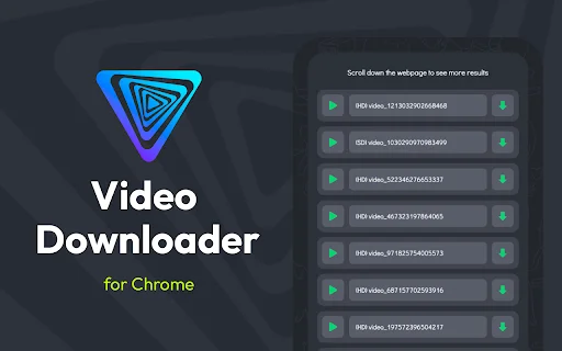 Video Downloader para sa Chrome – I-download ang Video nang Libre - Screenshot 1