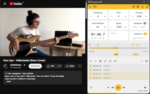 I-download ang Transpose: Baguhin ang Pitch at Bilis ng Musika - Screenshot 4
