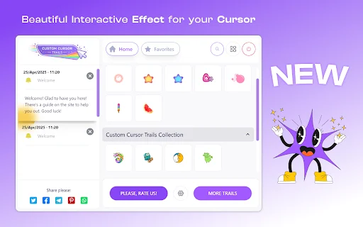 Custom Cursor Trails: Gawing Masaya ang Iyong Browsing Experience - Screenshot 1