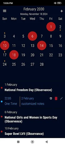 Download US Calendar 2026 – Libreng Holiday Planner at Reminder - Screenshot 6