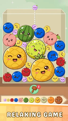 I-download ang Fruit Drop Satisfy-Juicy Merge – Masayang Puzzle - Screenshot 1