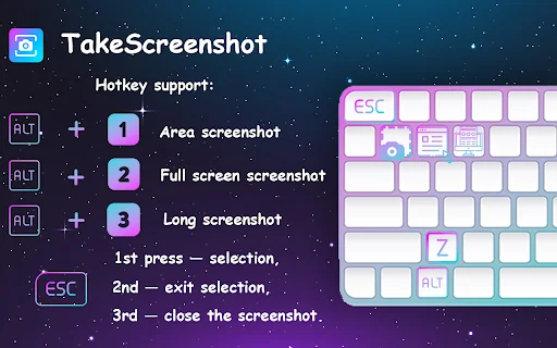TakeScreenshot: Mabilis na Screenshot Tool para sa Chrome - Screenshot 3