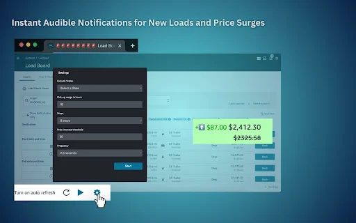 LoadFetcher: Pinakamahusay na Relay Amazon Tool para sa Dispatchers - Screenshot 4