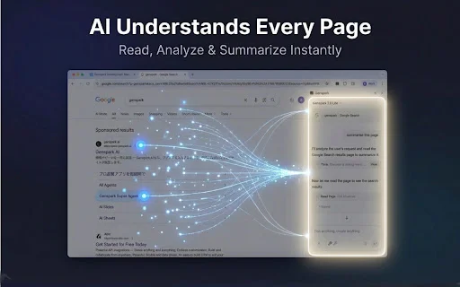 I-download ang Genspark Extension para sa Matalinong Pag-browse - Screenshot 2