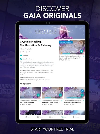 I-download ang Gaia: Streaming Consciousness – Yoga at Meditasyon - Screenshot 13