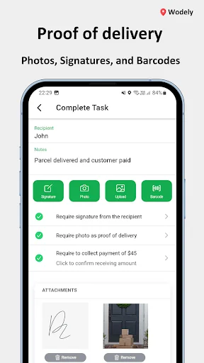 I-download ang Wodely Driver: Pinakamahusay na Delivery Management App - Screenshot 4