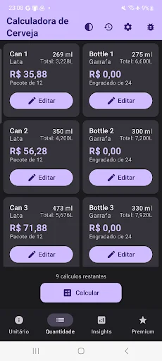 I-download ang Calculadora de Cerveja – Matalinong Pagpili ng Beer - Screenshot 6