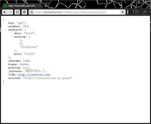 I-download ang JSONVue Chrome Extension – Mas Madaling JSON Viewer - Screenshot 4