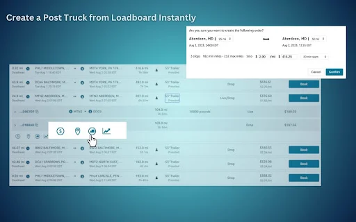 LoadFetcher: Pinakamahusay na Relay Amazon Tool para sa Dispatchers - Screenshot 3