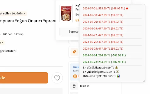Fiyat Geçmişi: Subaybayin ang Presyo ng Produkto Online nang Libre - Screenshot 1
