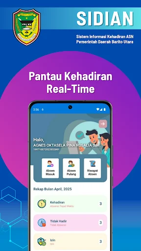 I-download ang SIDIAN BARUT App – Digital Attendance System - Screenshot 2