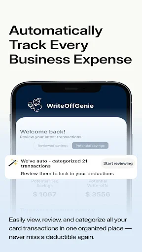 I-download ang Writeoffgenie – AI Tax Write-offs Para sa Iyong Negosyo - Screenshot 2