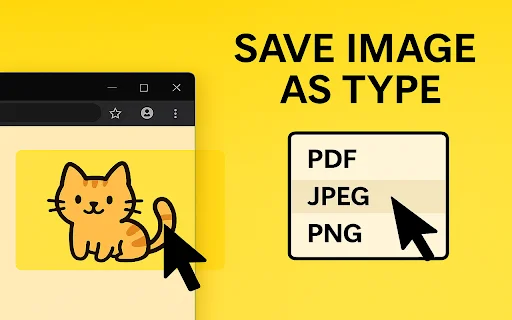 Save Image As Type – I-convert at I-download ang Images sa Chrome - Screenshot 1