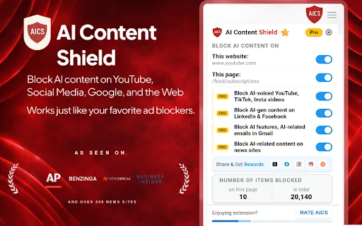 I-download ang AI Content Shield – Harangan ang AI Content nang Libre - Screenshot 1