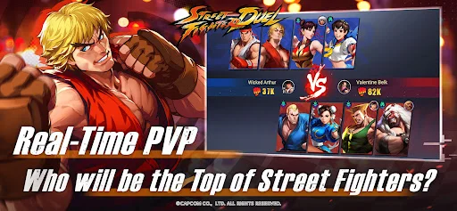 I-download ang Street Fighter Duel – Idle RPG: Labanan ang Kaaway - Screenshot 4