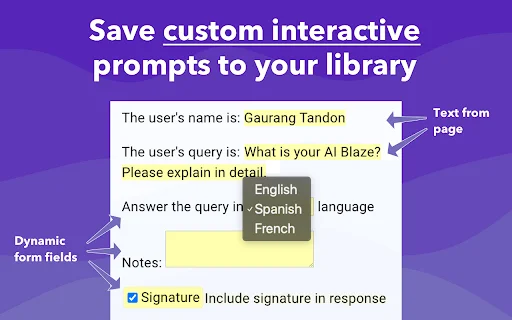 AI Blaze: Mabilis na AI Copilot para sa Browser – I-download - Screenshot 4
