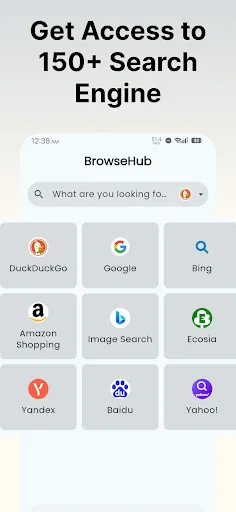 Browsehub: Private Browser – Mabilis na Access sa 150+ Search Engines - Screenshot 9