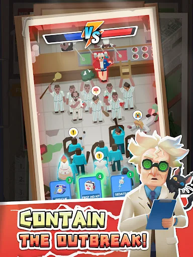 I-download ang IDLE MAD HOUSE TYCOON – Pamahalaan ang Baliw na Hospital - Screenshot 8