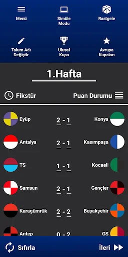 I-download ang Türkiye Süper Lig Simülasyon – Hulaan ang Kampeon - Screenshot 1
