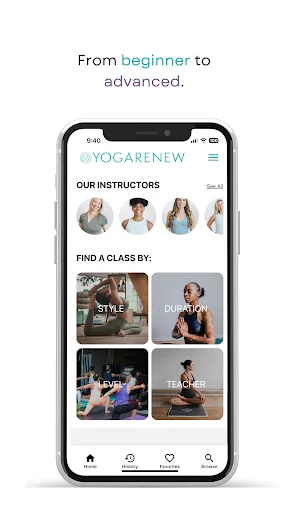 I-download ang YogaRenew App – Pinakamahusay na Yoga Classes Online - Screenshot 4